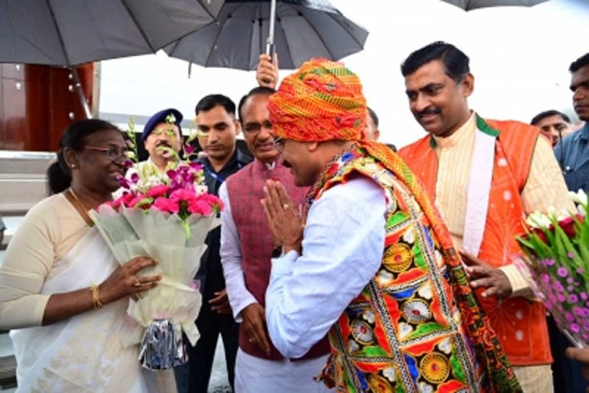 भोपाल में स्वागत से मुर्मू अभिभूत, देश की अपेक्षाएं पूरा करने का किया वादा